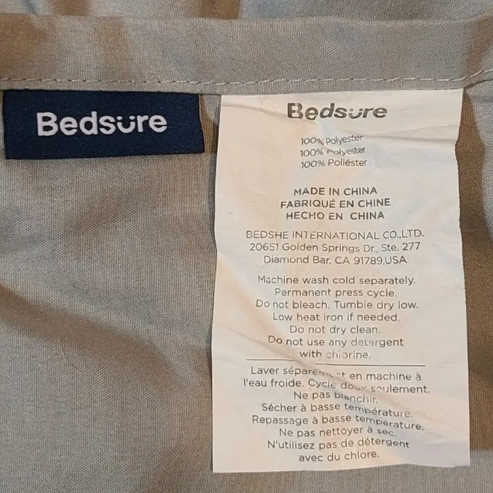 Bedsure Full Comforter Set Pintuck Sage Light Green Pinch Pleat Bedding 3 Piece